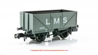 NR-7003M Peco 9ft 7 Plank Open Wagon number 351270 in LMS Grey livery - Era 3